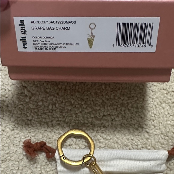 NEW Cult Gaia Grape Bag Charm Box Included - Picture 5 of 6
